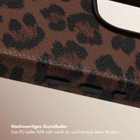 Selencia Sabi Backcover Leopardenmuster mit MagSafe Apple iPhone 16 Pro Max - Mocha Brown