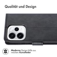 imoshion Luxuriöse Klapphülle Oppo Reno 15F - Schwarz