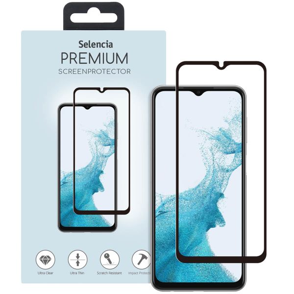 Selencia Premium Screen Protector aus gehärtetem Glas für das Samsung Galaxy A23 (5G)