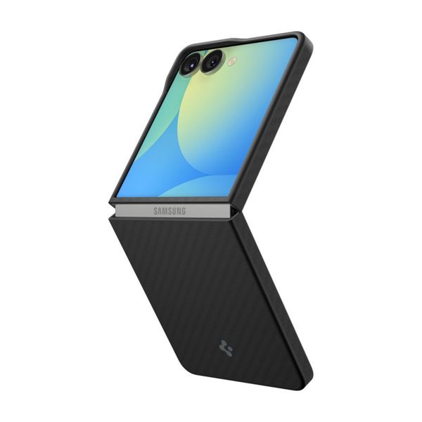 Spigen AirSkin Backcover Samsung Galaxy Z Flip 7 - Aramid Black