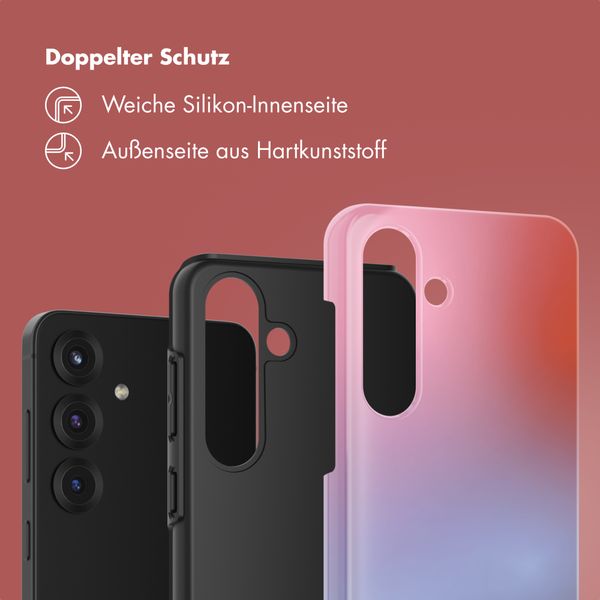 Selencia Vivid Back Cover Samsung Galaxy S25 - Gradient Soft Blush