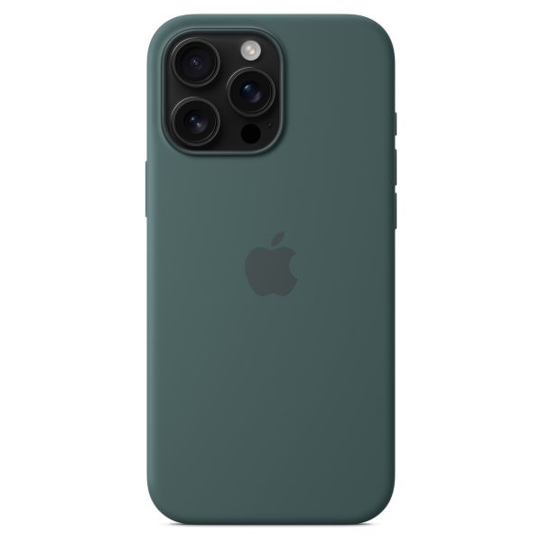 Apple Silikon-Case MagSafe für das iPhone 16 Pro Max - Lake Green