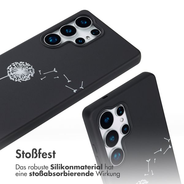 imoshion SilikonHülle design mit Band Samsung Galaxy S25 Ultra - Dandelion Black