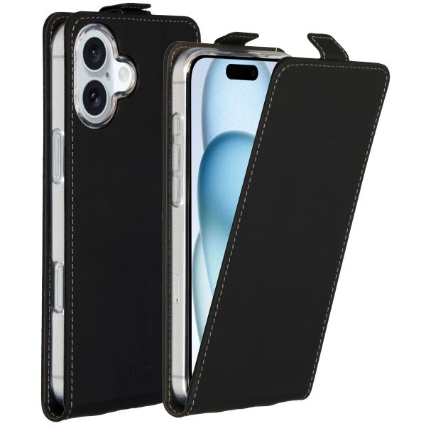 Accezz Flip Case für das iPhone 16 Plus - Schwarz