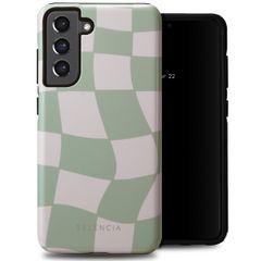 Selencia Vivid Back Cover Samsung Galaxy S21 FE - Groovy Sage Green