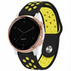 imoshion Silikon-Sportarmband -   Universelle 18 mm Anschluss - Black & Yellow