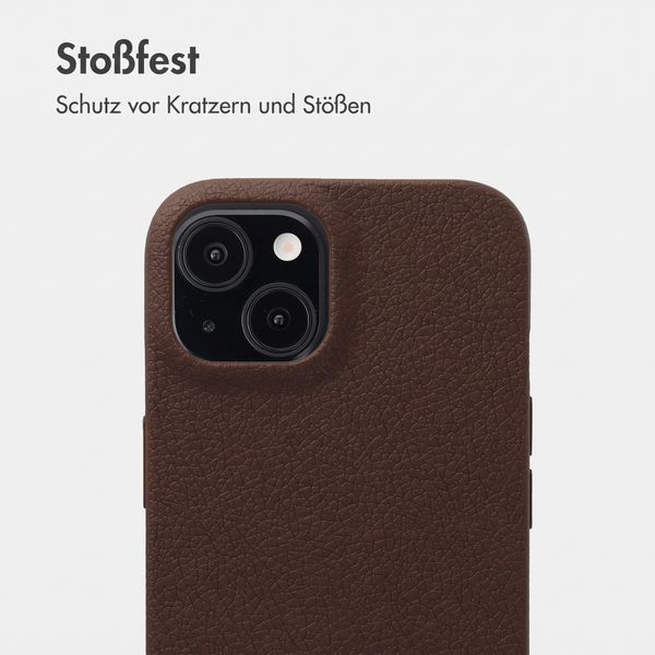 imoshion Texture Backcover Apple iPhone 15 - Dunkelbraun