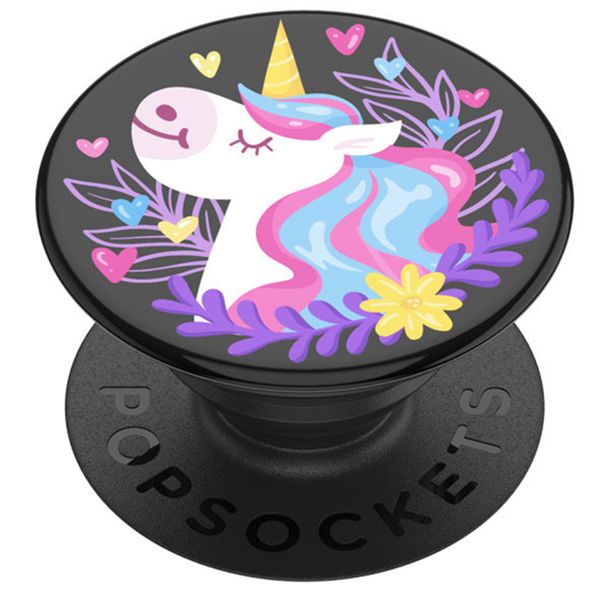 PopSockets PopGrip - Abnehmbar - Unicorn Day Dreams Black Gloss