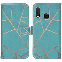 imoshion Design TPU Klapphülle Samsung Galaxy A20e - Blue Graphic