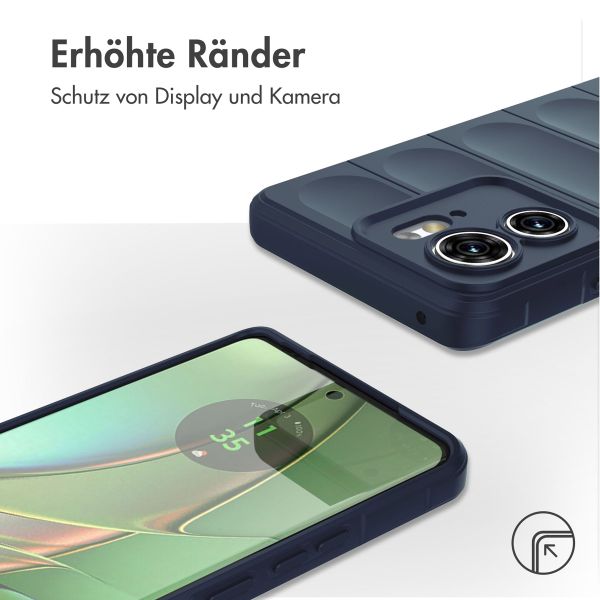 imoshion EasyGrip Backcover für das Motorola Edge 40 - Dunkelblau