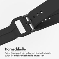imoshion Silikonarmband für Samsung Galaxy Watch 4 / 5 / 6 / 7 (20 mm) - Schwarz
