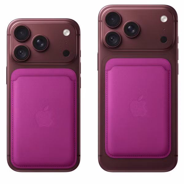 Apple FineWoven Wallet MagSafe mit 'Wo ist?'-Funktion - Magenta