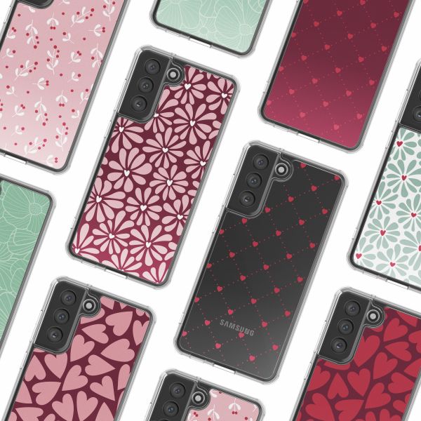 imoshion Design Hülle Samsung Galaxy S21 FE - Bloom Love Blush