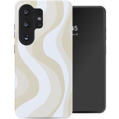 Selencia Vivid Back Cover Samsung Galaxy S26 Ultra - Desert Waves Beige