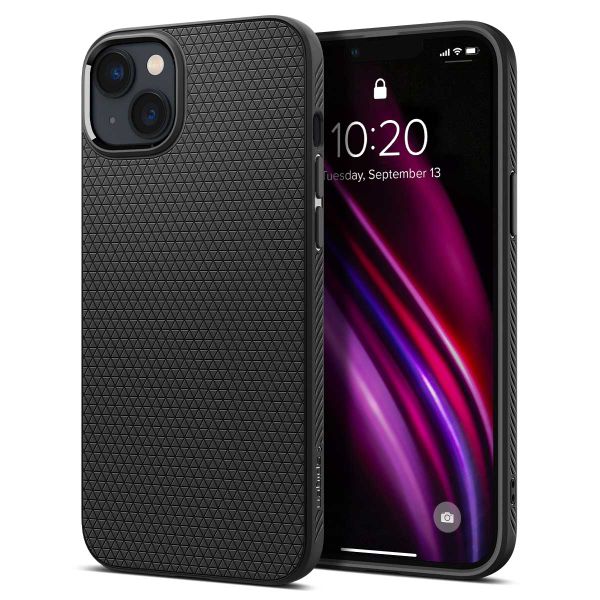 Spigen Liquid Air™ Case für das iPhone 14 Pro Max - Schwarz