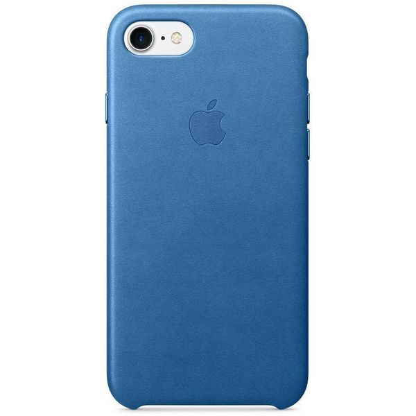 Apple Leder-Case Blau für das iPhone SE (2022 / 2020) / 8 / 7