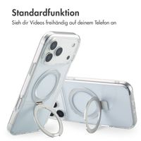 Accezz Ring Stand Backcover mit MagSafe Apple iPhone 17 Pro Max - Transparent