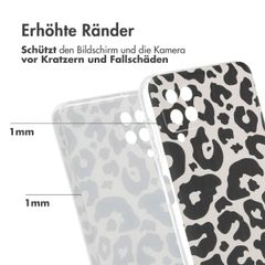 imoshion Design Hülle Samsung Galaxy A12 - Leopard Transparent