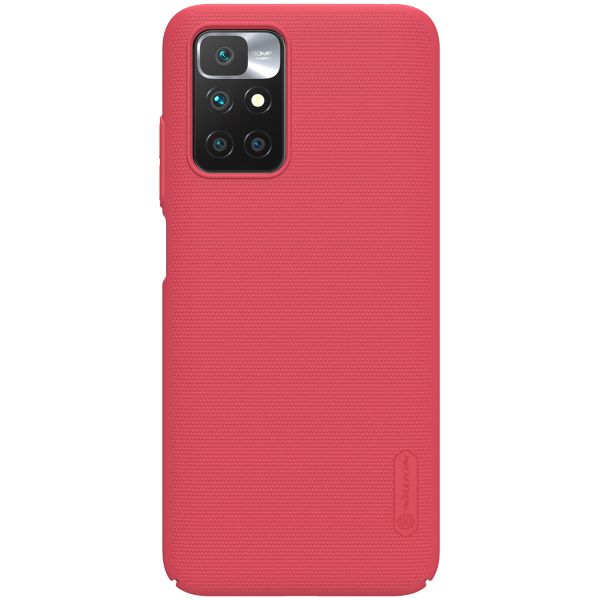 Nillkin Super Frosted Shield Case für das Xiaomi Redmi 10 - Rot