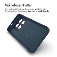 imoshion EasyGrip Back Cover für das Xiaomi 14 Pro - Dunkelblau