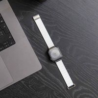 imoshion Magnetlederarmband für Apple Watch Series 1 t/m 9 / SE (38/40/41 mm) | Series 10 / 11 (42 mm) - Weiß