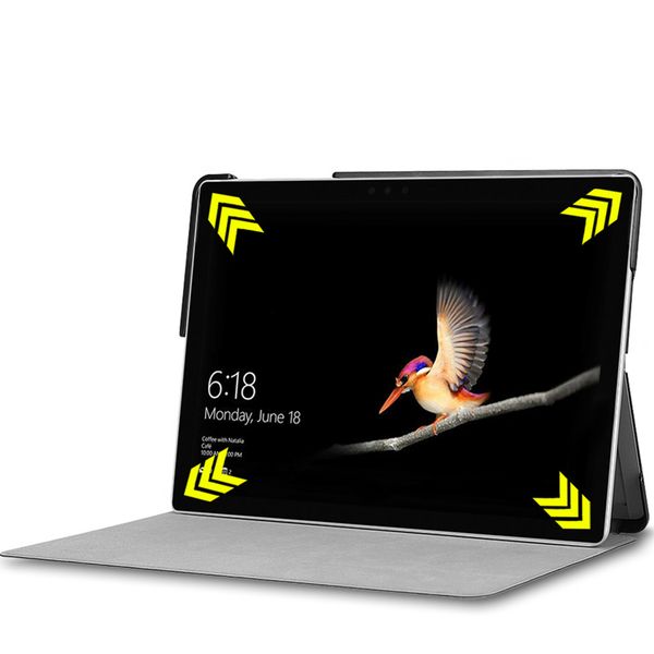 imoshion Trifold Klapphülle Microsoft Surface Go 4 / Go 3 / Go 2 - Gold