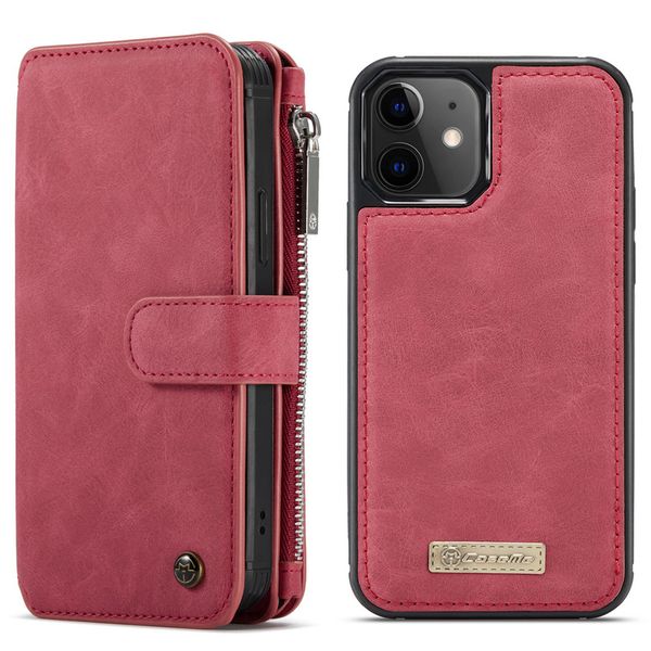 CaseMe Luxuriöse 2-in-1 Portemonnaie-Klapphülle iPhone 12 Mini