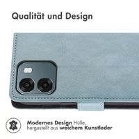 imoshion Luxuriöse Klapphülle Oppo A6 (5G) - Hellblau
