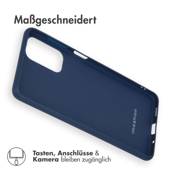 imoshion Color TPU Hülle für das Samsung Galaxy M52 - Dunkelblau