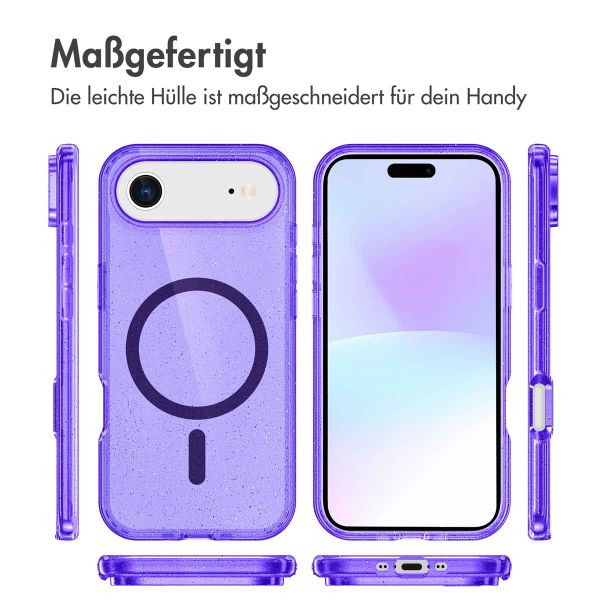 imoshion Sparkle Back Cover mit MagSafe Apple iPhone Air - Violett