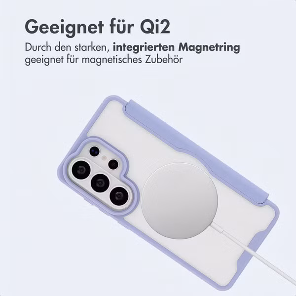 imoshion Transparente Bookcase mit MagSafe Samsung Galaxy S26 Ultra - Lila