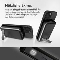 imoshion MagSafe Powerbank 10.000 mAh + Accezz Ultra Slim GaN Ladegerät + Accezz USB-C- auf USB-C-Kabel - 1 Meter - Schwarz
