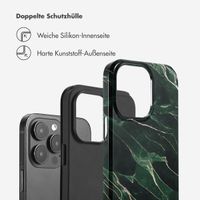 Selencia Vivid Tough Back Cover für das iPhone 14 Pro Max - Chic Marble Quartz