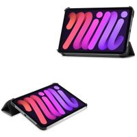 imoshion Trifold Klapphülle Apple iPad Mini 7 (2024) / iPad Mini 6 (2021) - Schwarz