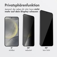 Accezz Sichtschutz-Schutzglas mit Applikator Samsung Galaxy S24 / S25