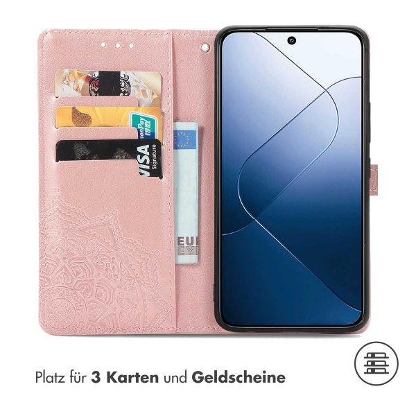 imoshion Mandala Klapphülle Xiaomi 14T Pro - Rosé gold