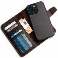 Wachikopa Magic Klapphülle 2-in-1 für das iPhone 15 - Dark Brown