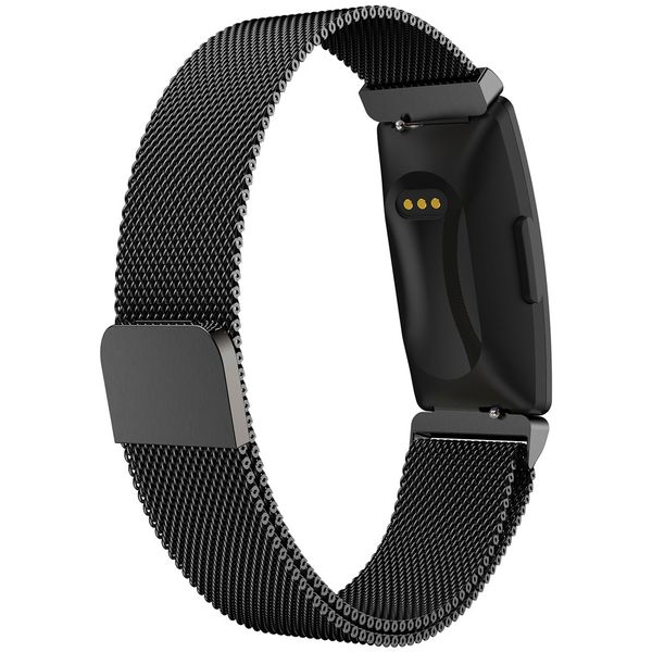 imoshion Milanese Watch Armband für die Fitbit Inspire - Schwarz