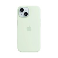 Apple Silikon-Case MagSafe Apple iPhone 15 - Soft Mint