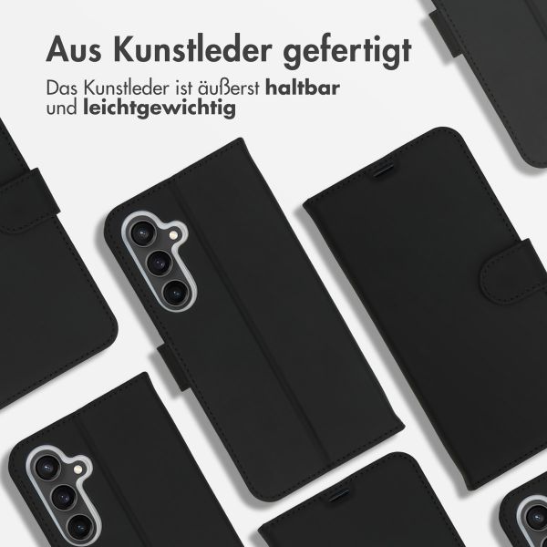 Accezz Wallet TPU Klapphülle Samsung Galaxy S24 Plus - Schwarz