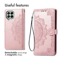 imoshion Mandala Klapphülle für das Samsung Galaxy M53 - Rose Gold