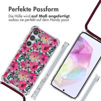 imoshion Design Hülle mit Band Samsung Galaxy A35 - Flower Water