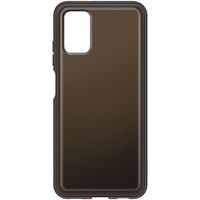 Samsung Original Silicone Clear Cover für das Galaxy A03s - Schwarz