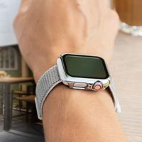imoshion Full Cover glänzendes Hard Case Apple Watch 4 / 5 / 6 / SE - 44 mm - Silber