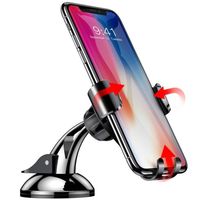 Baseus Osculum Type Gravity Car Mount für das Samsung Galaxy A52s - Handyhalterung für das Auto - Armaturenbrett - Schwarz