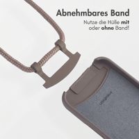 imoshion Color Backcover mit abnehmbarem Handykette und MagSafe Samsung Galaxy S26 - Black Coffee