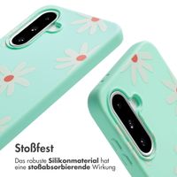 imoshion Silikonhülle design mit Band Samsung Galaxy A36 / A56 - Green Flower Distance