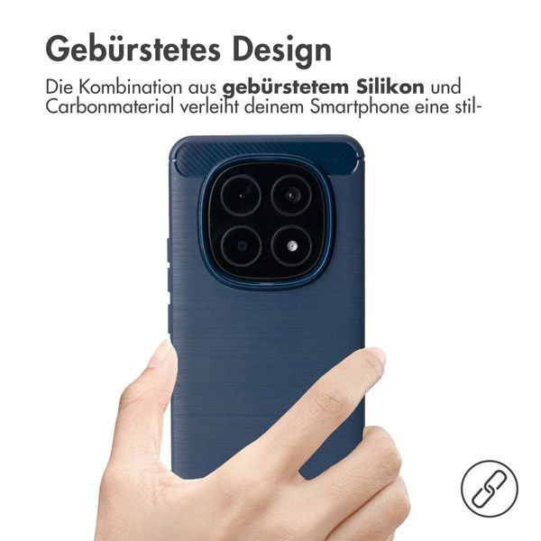 imoshion Brushed Back Cover Xiaomi Redmi Note 15 (4G) - Dunkelblau