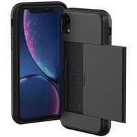 imoshion Backcover mit Kartenfach iPhone Xr - Schwarz
