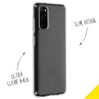 Accezz Clear TPU Backcover Samsung Galaxy S20 - Transparent